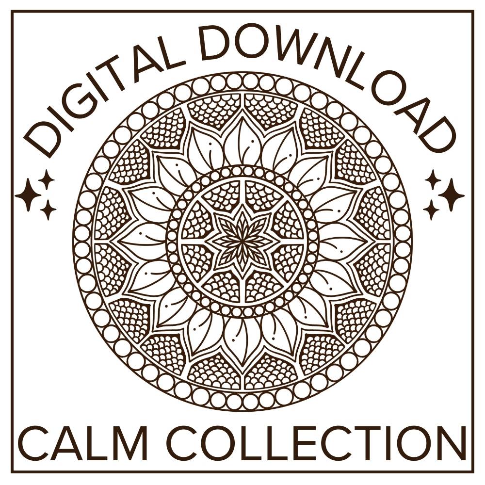 Calm Collection - Instant Download | Printable Mandala Coloring Pages