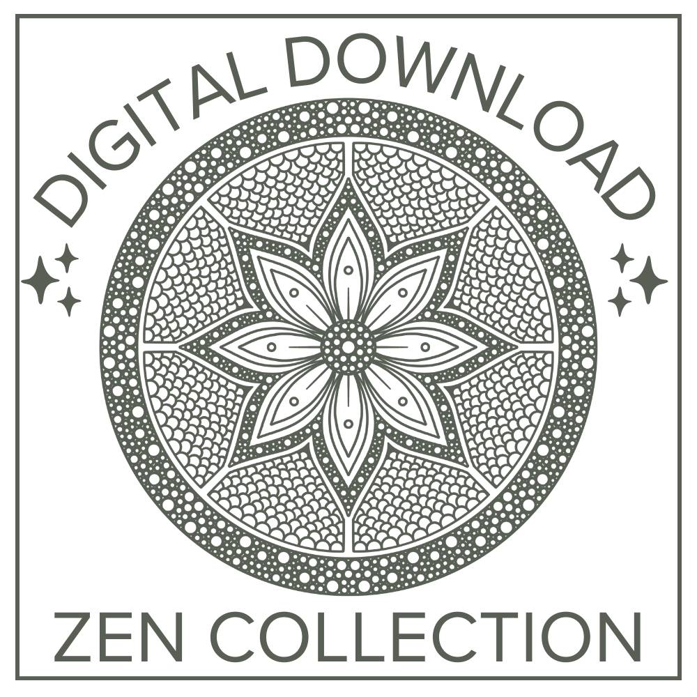 Zen Collection - Instant Download | Printable Mandala Coloring Pages