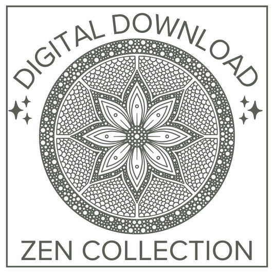 Zen Collection - Instant Download | Printable Mandala Coloring Pages