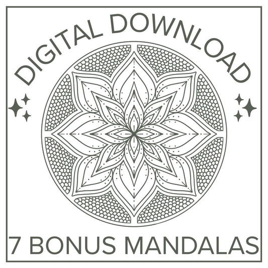 7 Bonus Mandala Coloring Pages